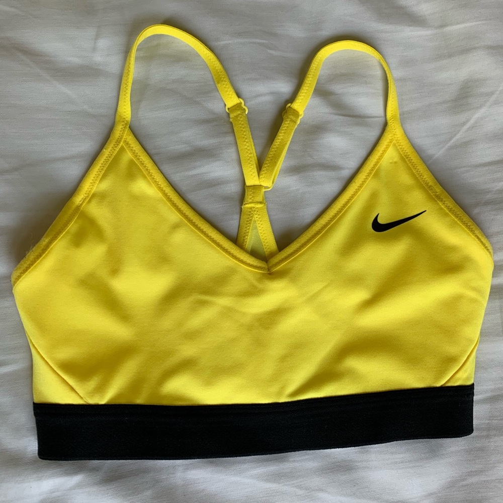 Nike Indy Sports bra Yellow (Dri-FIT)